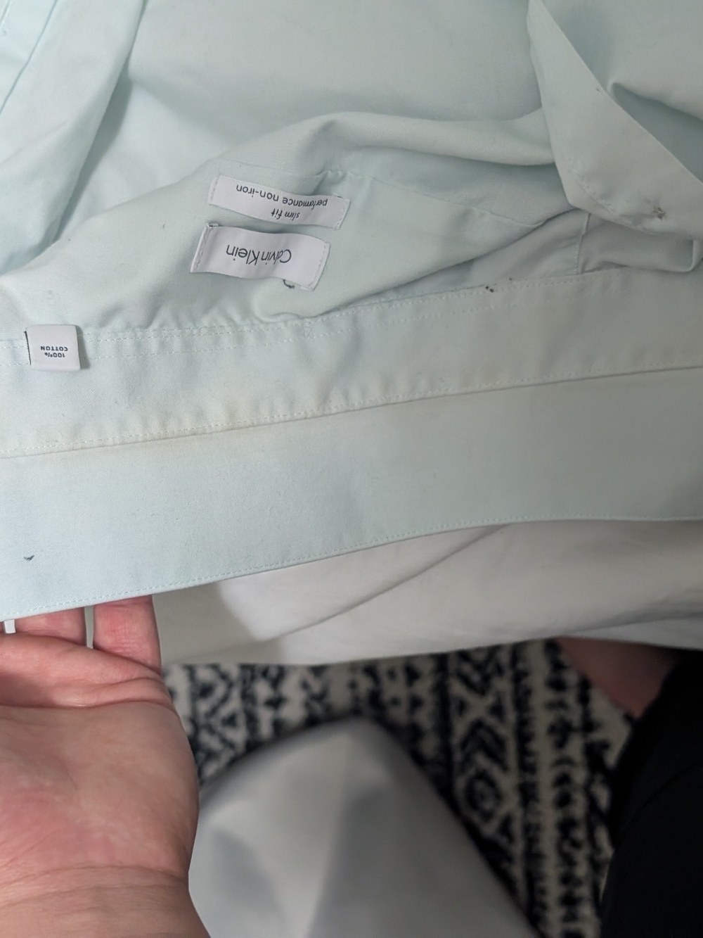 Calvin Klein Light Blue Button-Up Shirt